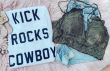 Load image into Gallery viewer, Kick Rocks Cowboy - Graphic Top