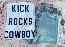 Load image into Gallery viewer, Kick Rocks Cowboy - Graphic Top