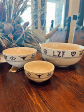 Load image into Gallery viewer, The 3 Piece Branded Bowl Set