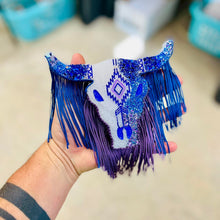 Load image into Gallery viewer, Bull Skull with Fringe Car Freshie