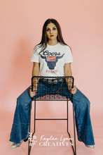 Load image into Gallery viewer, Coors Rodeo White Graphic Shirt – Graphic Tee, Long Sleeve & Crewneck (Copy)