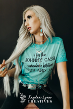 Load image into Gallery viewer, Bleached Somewhere Between Jesus & Jail Shirt