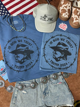 Load image into Gallery viewer, In God We Trust Cowboy Trump Graphic Sweatshirt