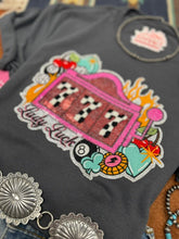 Load image into Gallery viewer, Lady Luck Slot Machine Sequin Patch Tee