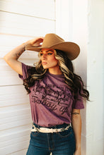 Load image into Gallery viewer, Maroon Cowboy Up Graphic Tee