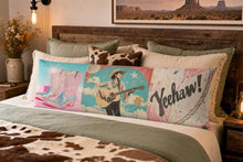 Load image into Gallery viewer, Baha Ranch Yeehaw Cowgirl Body Pillow Cover Made in America