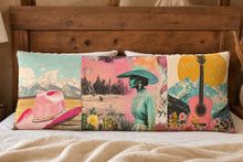 Load image into Gallery viewer, Baha Ranch Pop Western Cowgirl Body Pillow Cover Made in America