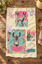 Load image into Gallery viewer, Baha Ranch Donkey Smiles Set of 2 (same) Kitchen Towels Made in America