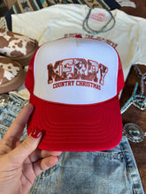 Load image into Gallery viewer, Merry Country Christmas Trucker Hat
