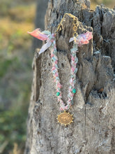 Load image into Gallery viewer, Mixed Metals Braided Bandana Necklace