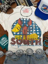 Load image into Gallery viewer, Put A Little South In Your Mouth Graphic Tee