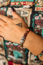 Load image into Gallery viewer, Rainbow Jasper Thunderbird Paperclip Chain Bracelet