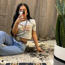 Load image into Gallery viewer, Raisin' Hell Bull Skull Graphic Tee