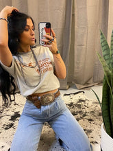 Load image into Gallery viewer, Raisin' Hell Bull Skull Graphic Tee