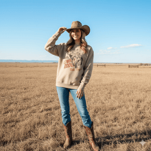 Load image into Gallery viewer, Ride Tough Cowboy Rodeo Graphic Sweatshirt