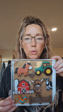 Load image into Gallery viewer, 3D Highland Cow Farm Magnet Gift Set