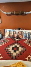 Load image into Gallery viewer, Baha Ranch Running Horses Western Body Pillow Cover Made in America