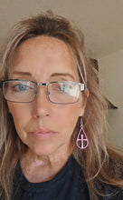 Load image into Gallery viewer, 3D Print Christian Cross Faith Earrings Made in America