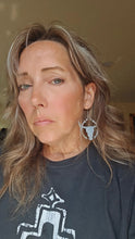 Load image into Gallery viewer, 3D Print Longhorn Texas Ranch Western Barbwire Lightweight Earrings Made in America