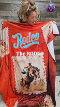 Load image into Gallery viewer, Old Rodeo Western Throw Blanket 60" x 80" Ultra Soft Made in America