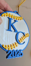 Load image into Gallery viewer, 3D Print Royals Kc Baseball Kansas City Ornament