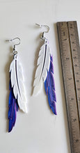 Load image into Gallery viewer, 3D Print Double Feather Boho Earrings Made in America