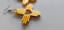 Load image into Gallery viewer, 3D Print New Mexico Zia Earrings Made in America