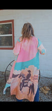 Load image into Gallery viewer, Baha Ranch Retro Pop Western Button Up Shirt Dress Duster