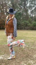 Load image into Gallery viewer, Colores de Mexico Flare Pants Pictures of the Southwest