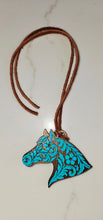 Load image into Gallery viewer, Baha Ranch Year of the Horse Tooled 3d Print Bookmark Keychain Hatpin Magnet Purse Charm Made in America