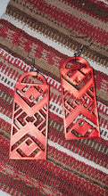 Load image into Gallery viewer, 3D Print Southwest Aztec Western Earrings Made in America choice of colors