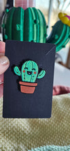 Load image into Gallery viewer, 3d Happy Cactus Hat Pin