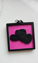 Load image into Gallery viewer, 3D Print Picture Necklace on Deerskin Leather Western Cowboy Horse Hat Boot Made in America