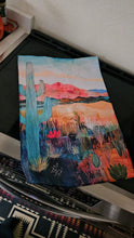 Load image into Gallery viewer, Desert Dreaming Set of 4 Kitchen Dish Towels Made in America