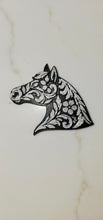 Load image into Gallery viewer, Baha Ranch Year of the Horse Tooled 3d Print Bookmark Keychain Hatpin Magnet Purse Charm Made in America