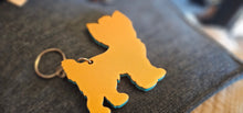 Load image into Gallery viewer, 3D Print Yorkie Tooled Keychain Made in America