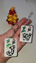 Load image into Gallery viewer, 3D Print Christmas Personalized Initial - Keychain or Ornament - Made in America