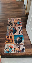 Load image into Gallery viewer, Baha Ranch Bohemian Southwest Floor Rug Runner Indoor 60" x 22" Made in America