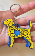 Load image into Gallery viewer, 3D Print Tooled Beagle Save the Beagles Fundraiser Keychain Purse Charm Ornament Made in America