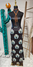 Load image into Gallery viewer, Turquoise Naja Maxi Skirt