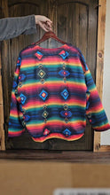 Load image into Gallery viewer, Colores de Mexico Serape Drop Shoulder Cardigan