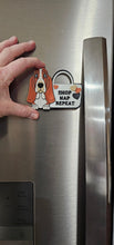 Load image into Gallery viewer, 3d Print Basset Hound Cute Funny Shopping Hat Pin or Magnet