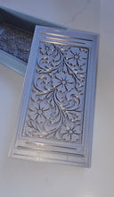 Load image into Gallery viewer, 3d Print Silver Tooled Trinket Gift Box or Keychain or Wall Cross
