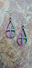 Load image into Gallery viewer, 3D Print Christian Cross Faith Earrings Made in America