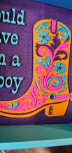 Load image into Gallery viewer, Baha Ranch Should Have Been A Cowboy Boot Cowgirl 3D Accessory Tray Made in America