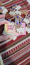Load image into Gallery viewer, Bag of 25 -Boutique 3d Printed Package Inserts Cute Easter Highland Cow Made in America