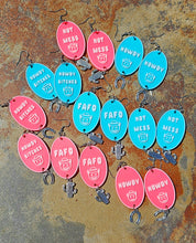Load image into Gallery viewer, 3D Printed Word Salad Earrings