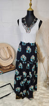 Load image into Gallery viewer, Turquoise Naja Southwestern Tiered Prairie Maxi Skirt