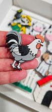 Load image into Gallery viewer, 3D Hobby Farmer Cow Farm Animal Magnet Gift Set Made in America