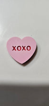 Load image into Gallery viewer, 3d Printed Candy Conversation Heart Pins or Earrings Made in America